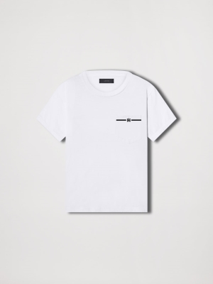 Camisetas Running Amiri M.A. Pocket Hombre Blancas | 7946KIBRV