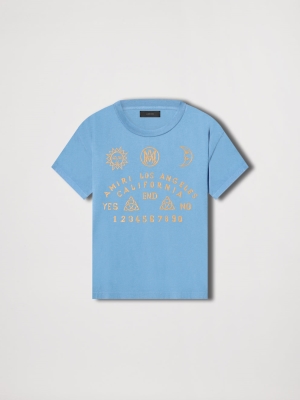 Camisetas Running Amiri Ouija Board Hombre Rojas Azules | 7235ICOQF