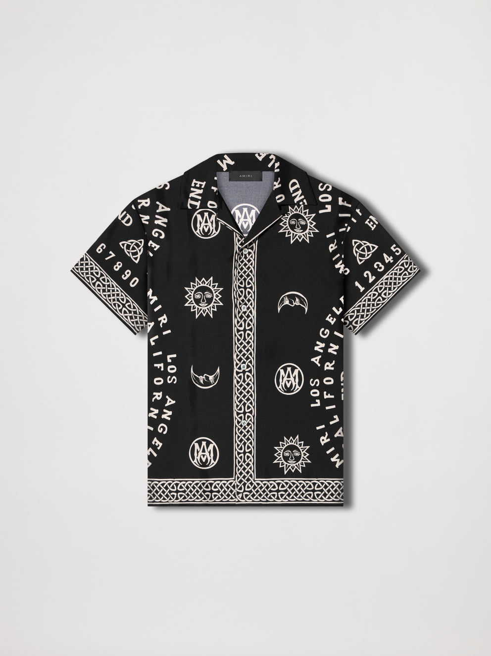 Camisas Amiri Ouija Board Bowling Hombre Negras | 1806YIXEJ