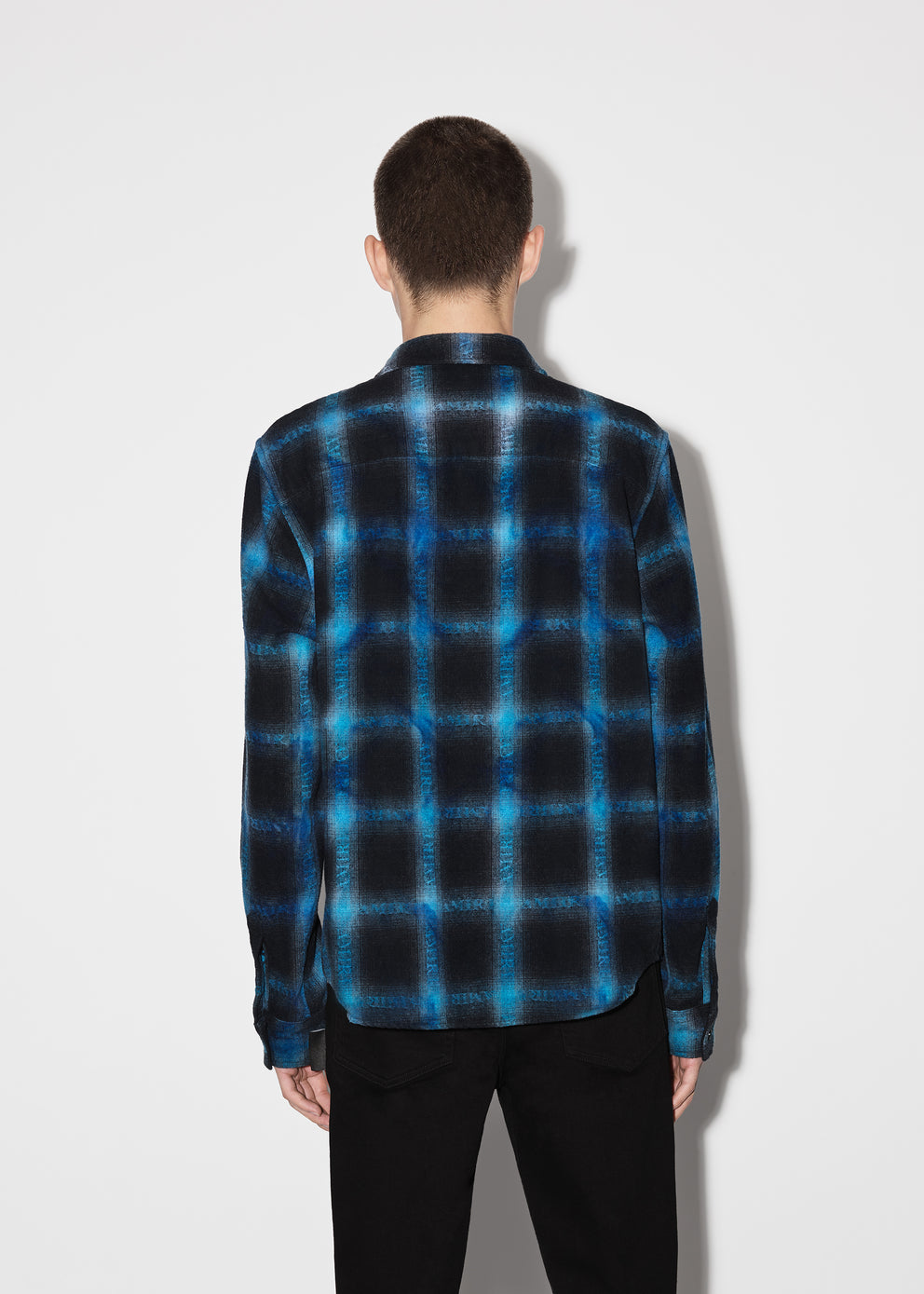 Camisas Amiri Plaid Hombre Azules | 8615JNCGK