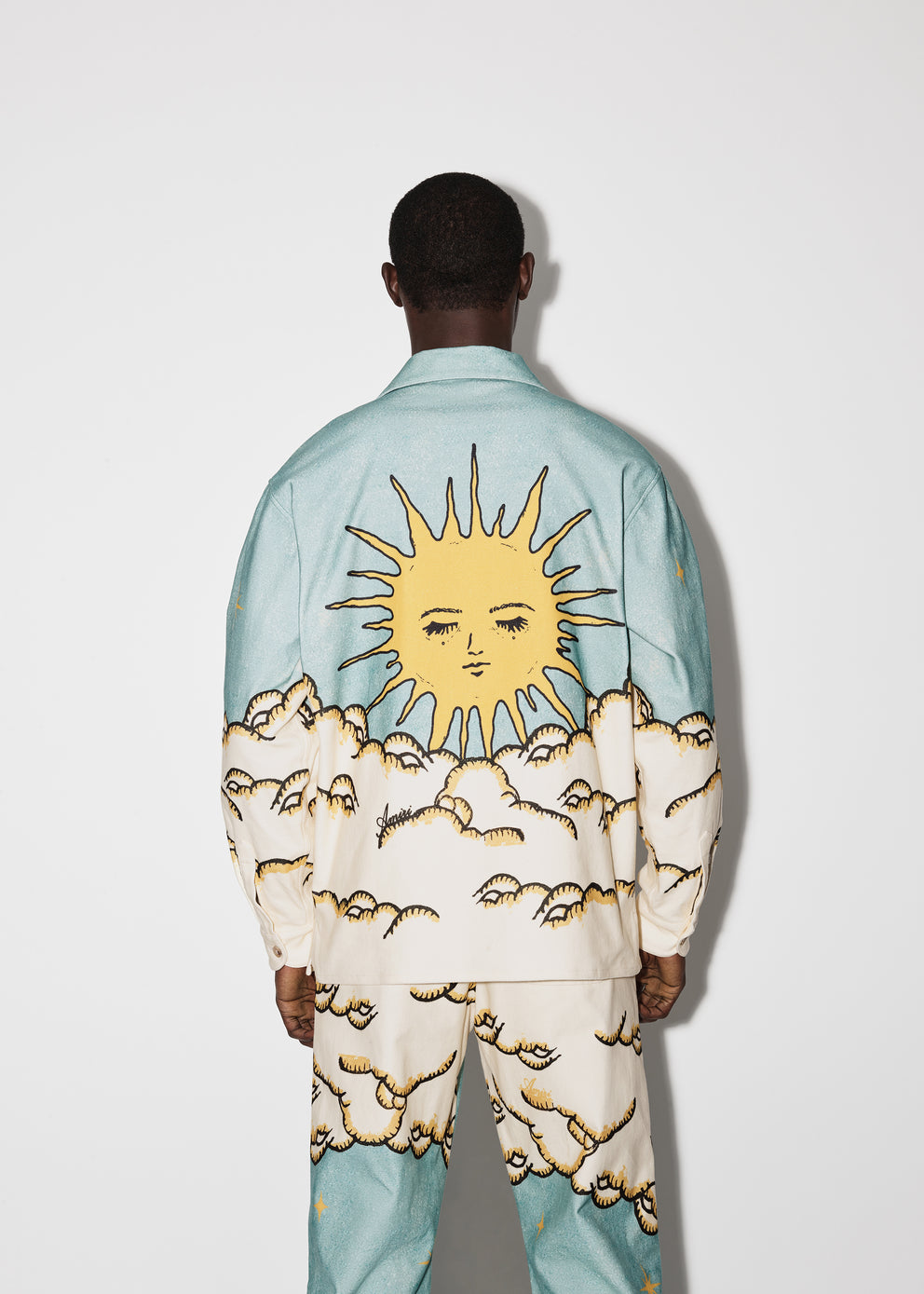 Camisas Amiri Sunscape Long Sleeve Pj Hombre Multicolor | 5368SFYCL