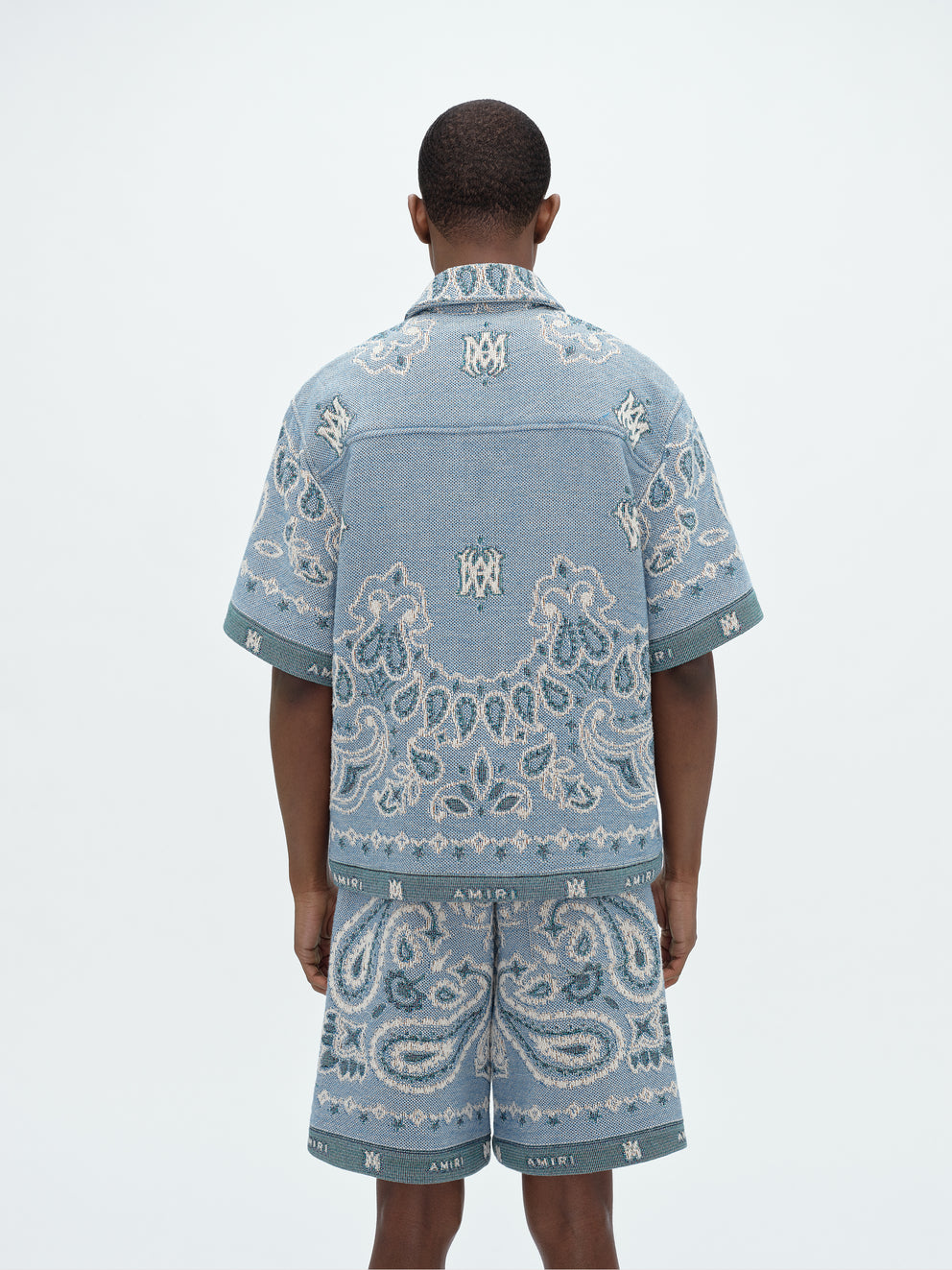 Camisas Amiri Tapestry Bandana Hombre Azules | 6380ZXGTI