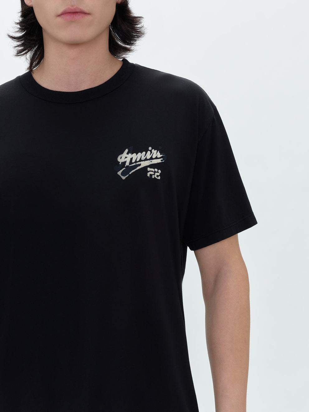 Camisetas Running Amiri 22 Jersey Hombre Negras | 0821HVYUI