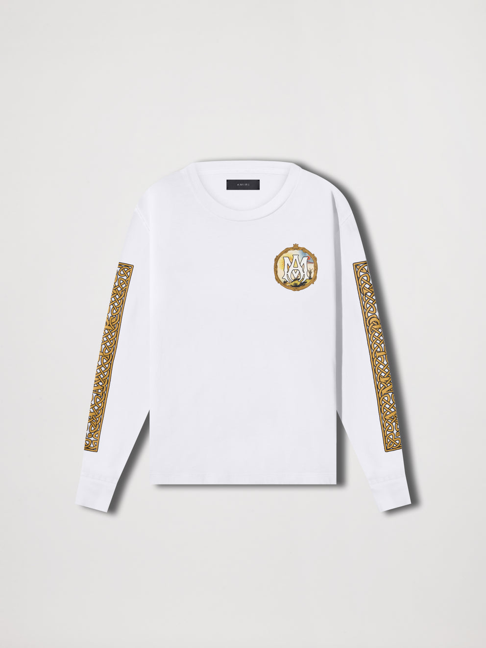 Camisetas Running Amiri Alchemy Frame Long Sleeve Hombre Blancas | 6418ETLFM