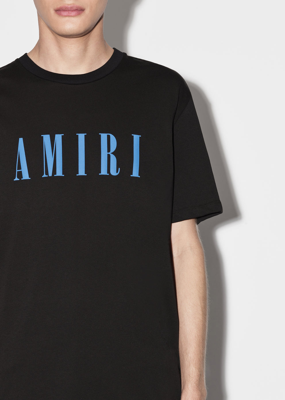 Camisetas Running Amiri Core Logo Hombre Negras | 7986HQYOT