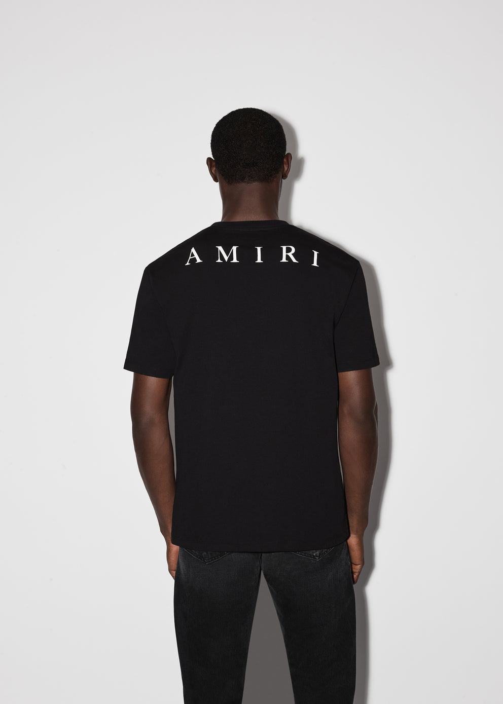 Camisetas Running Amiri M.A. Pocket Hombre Negras | 7548OPMVE