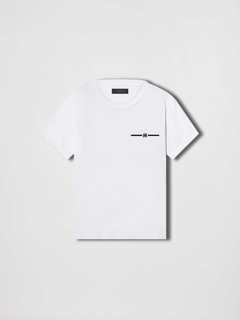 Camisetas Running Amiri M.A. Pocket Hombre Blancas | 7946KIBRV
