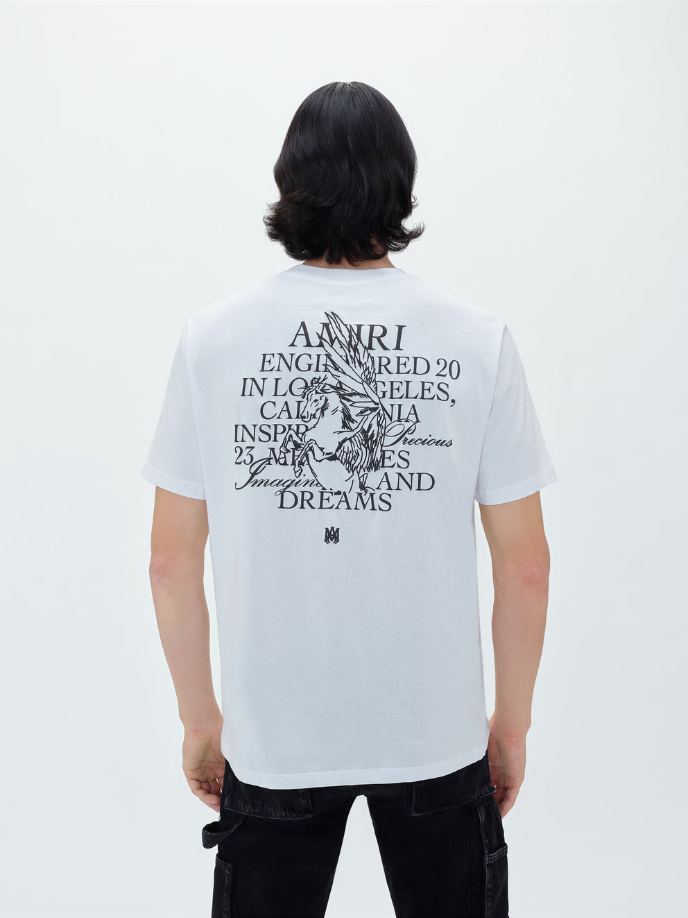 Camisetas Running Amiri Precious Memories Hombre Blancas | 1260EWPZK