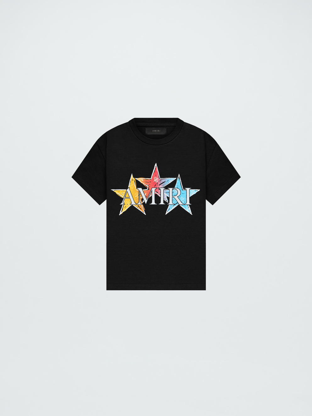 Camisetas Running Amiri Stars Niños Negras | 0856YERGJ
