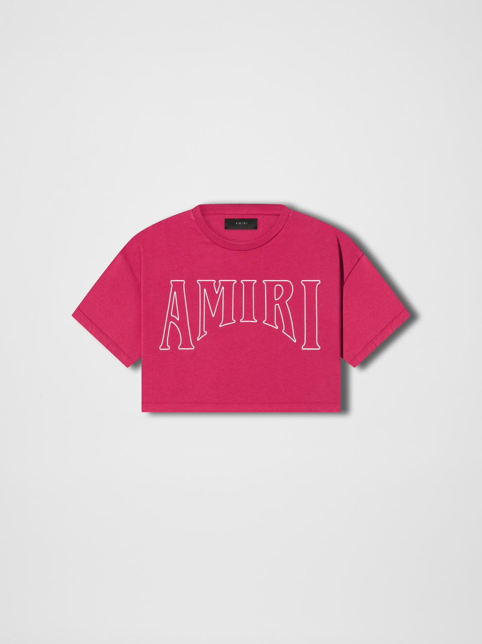 Camisetas Running Amiri Sun Cropped Mujer FUSCHIA | 8902VRPGY