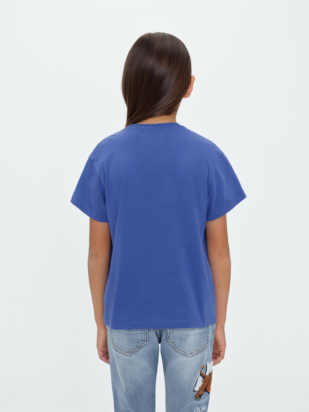 Camisetas Running Amiri Vintage Tiger Niños Azules | 9617THFEI