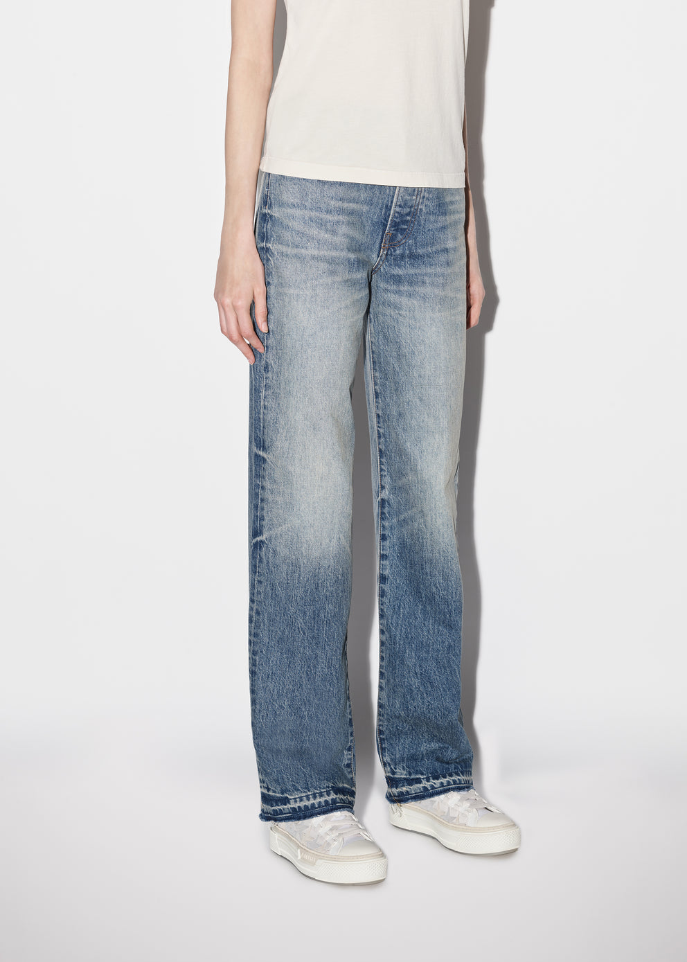 Jeans Amiri Anchos Directo Mujer Indigo | 4817WXIFM