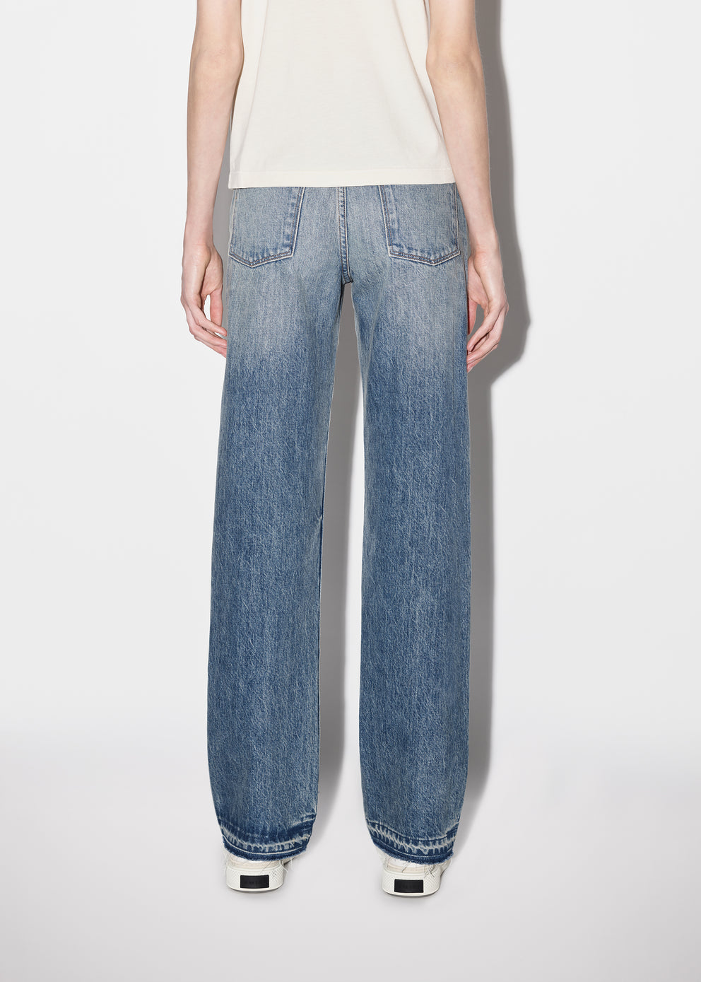 Jeans Amiri Anchos Directo Mujer Indigo | 4817WXIFM