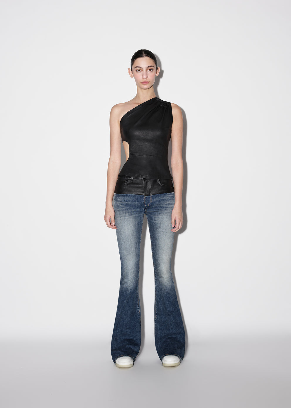 Jeans Amiri Híbrido Flare Mujer Negras Indigo Oscuro | 1594EMGRC