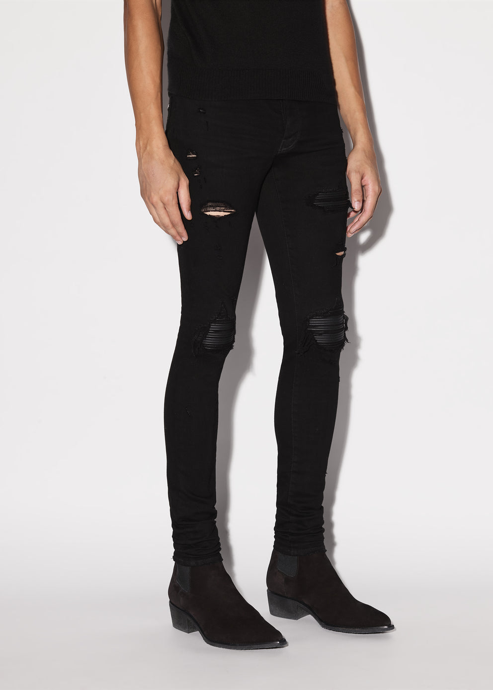 Jeans Amiri Mx1 Hombre Negras | 6435BHVNI