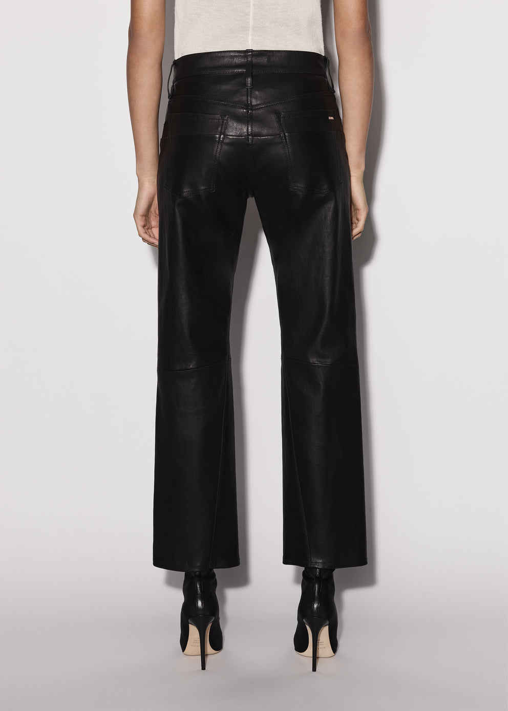 Leather Amiri Cuero 5 Pocket Directo Pant Mujer Negras | 2649XGSEU