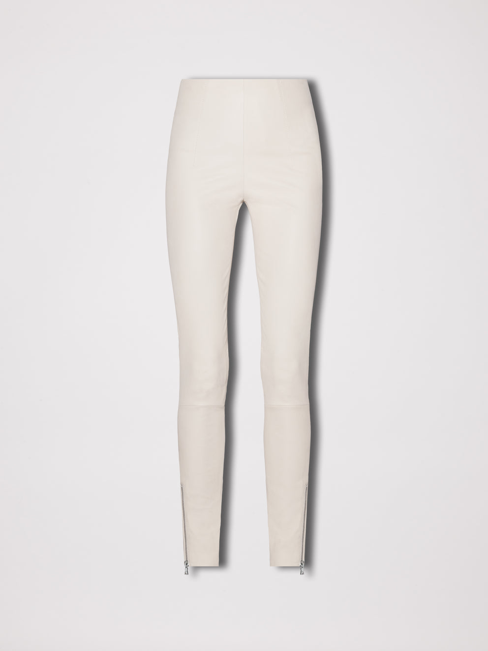 Leather Amiri Cuero Legging Mujer Alabaster | 8624GYRFH