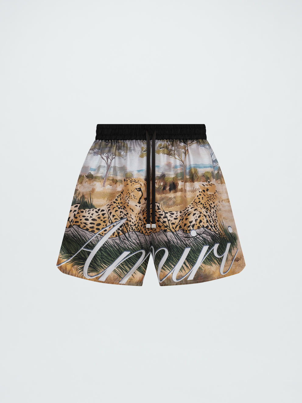 Pantalones Cortos Amiri Cheetah Silk Mujer Multicolor | 4095LNYDM