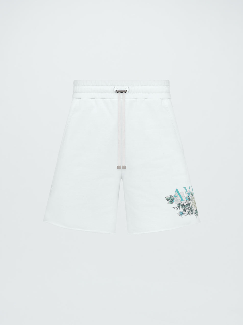 Pantalones Cortos Amiri Floral Sweatshort Mujer Blancas | 6780ZBHRA