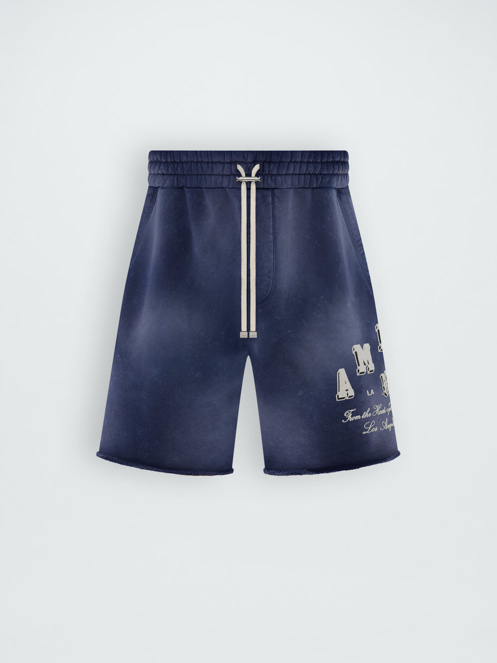 Pantalones Cortos Amiri Vintage Collegiates Hombre Azules | 1764GXFIO