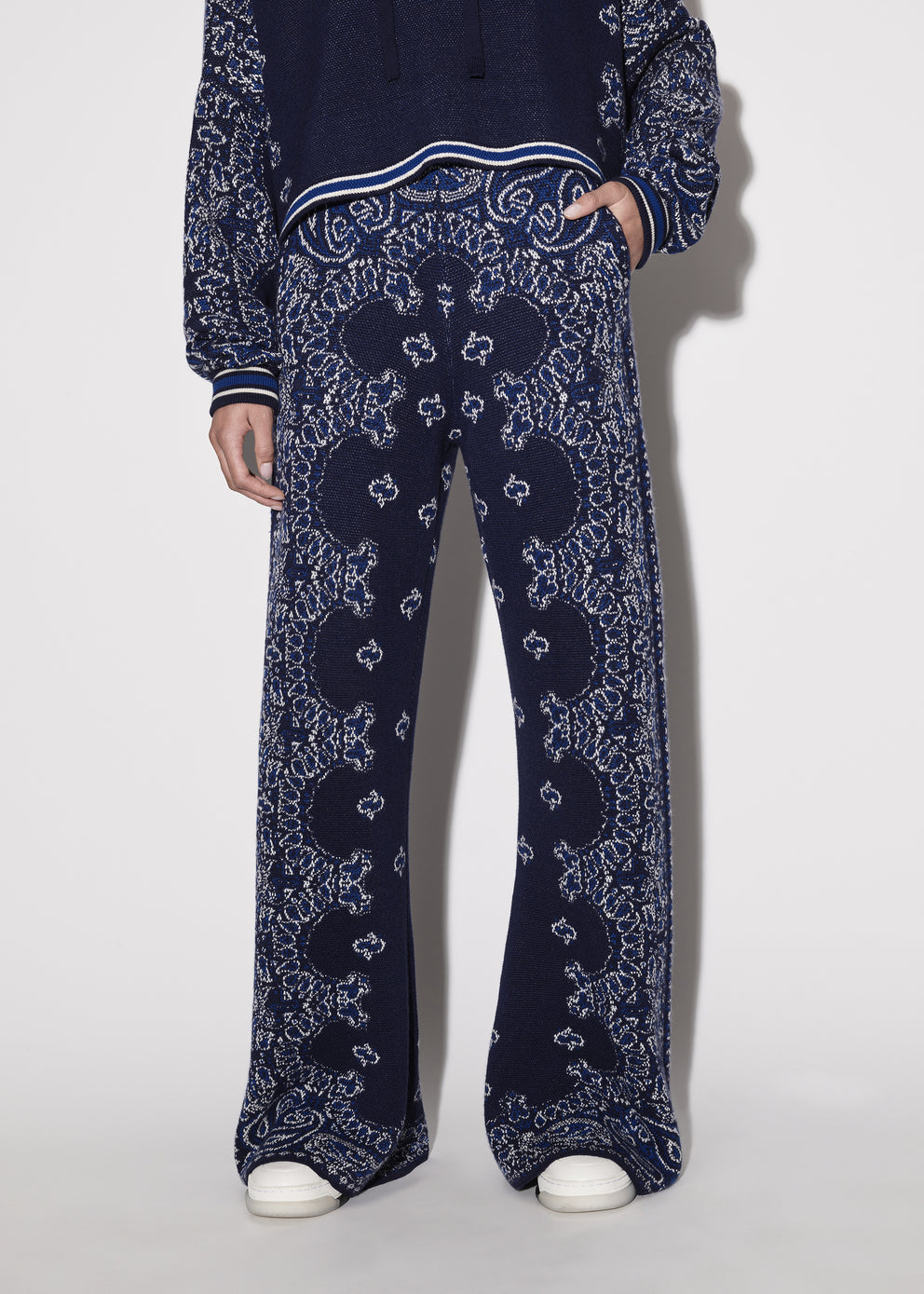 Pantalones Deportivos Amiri Bandana Knit Mujer Azules | 6357YOAPV