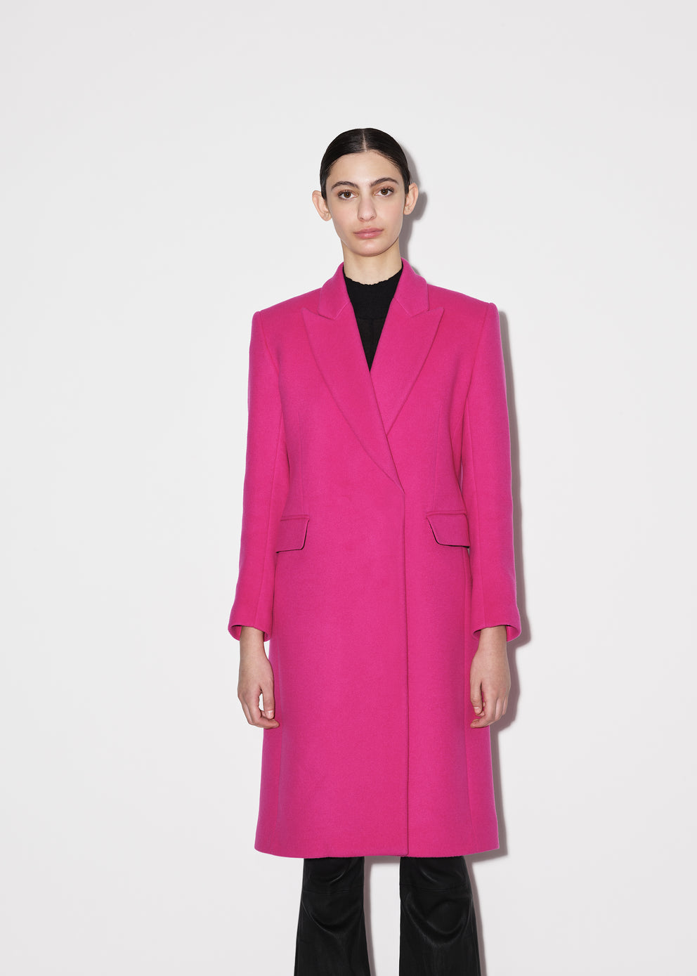 Ropa De Abrigo Amiri Long Coat Mujer FUSCHIA | 0456BIHYE